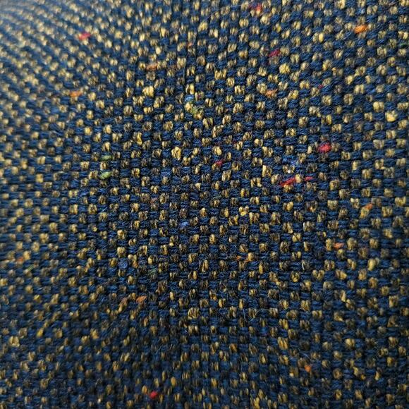 Vintage Leavitt Green Wool Long Trench Coat Overcoat  52" chest x 39.5" length - Picture 3 of 16